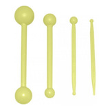 Jogo De 4 Estecas Boleadoras N°2 Para Massas Bluestar