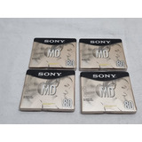 Jogo De 4 Mini Disc Sony Mdw80pl Lacrado Cchic @