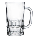 Jogo De 6 Canecas Chopp Vidro Copos Cerveja Festa 300ml