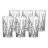 Jogo De 6 Copos Altos Santorini 390ml Hauskraft