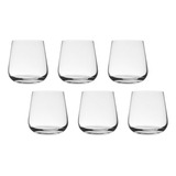 Jogo De 6 Copos Para Whisky 320ml Cristal Ardea Bohemia Cor Transparente