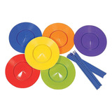 Jogo De 6 Palitos De Malabares Coloridos, Brinquedo Para Hab