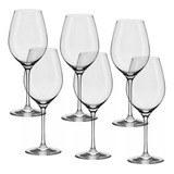 Jogo De 6 Taças De Cristal Vinho Bordeaux 660ml Forever