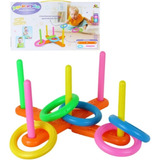 Jogo De Argolas Brinquedo Infantil Educativo Colorido