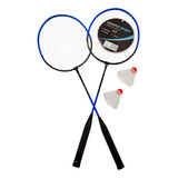 Jogo De Badminton Completo Com 2 Raquetes + 2 Petecas