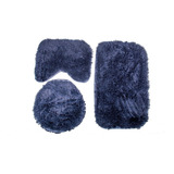 Jogo De Banheiro 3 Peças Peludo 4cm Felpudo Luxo