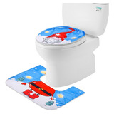 Jogo De Banheiro Natalino Papel Noel Decoração Natalina