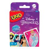 Jogo De Baralho Uno Disney Princesas 112 Cartas Mattel