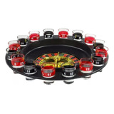 Jogo De Bebida Roleta Cassino Drink Shot Com Copos Cachaça