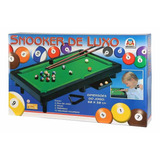 Jogo De Bilhar Infantil Snooker Luxo