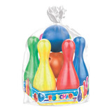 Jogo De Boliche Brinquedo Infantil Bolichão 8 Pçs Lider 2259
