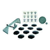Jogo De Botão Unitario Colorido Kit Com 02 Com Brasão