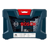 Jogo De Brocas Bosch Mini X-line 41 Peças 03 Tipos