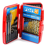 Jogo De Brocas E Bits Com 52 Peças Fortgpro-fg036