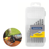Jogo De Brocas Milimétricas P/ Aço 10ud Tramontina 1,5 A 6mm