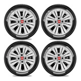 Jogo De Calota Fiat Palio Siena Doblo Parafuso Aro 14 G245j