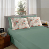 Jogo De Cama Lençol Casal Super Queen 3 Pçs Malha 1,98x1,58m