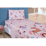 Jogo De Cama Lencol Infantil Solteiro Premium Bouti 03 Peças