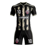 Jogo De Camisa Calção Uniforme De Futebol 24kit