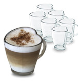 Jogo De Canecas Coração 6 Peças 240 Ml - Class Home
