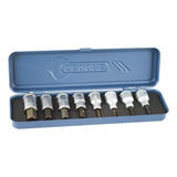 Jogo De Chave Soquete Allen 1/2 4 A 17mm 8 Pçs Gedore 016201