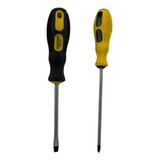 Jogo De Chaves Fenda Phillips 2 Peças Kit Ferramenta Full