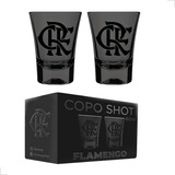 Jogo De Copos Shot Dose Tequila Cachaça Time Flamengo Kit 2