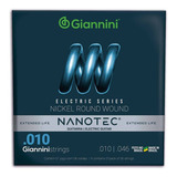 Jogo De Cordas Encordoamento Giannini Guitarra 010 Nanotec 
