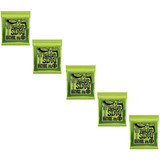 Jogo De Cordas Guitarra 010 Ernie Ball Regular Slinky 5 Pack