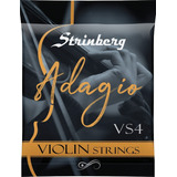 Jogo De Cordas Para Violino Vs4 Strinberg Encordoamento 4/4