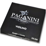 Jogo De Cordas Violino Paganini 4/4 Pe950 Special Quality