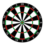 Jogo De Dardo Dupla Face Dart Board 40cm Game C/ 6 Dardos
