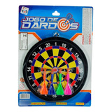 Jogo De Dardos 20 Cm Ventosa Infantil Brinquedo Tiro Ao Alvo