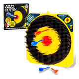 Jogo De Dardos Infantil Brinquedo Alvo Certo 4 Dardos