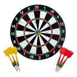 Jogo De Dardos Profissional 40cm Kit Alvo Com 6 Dardos