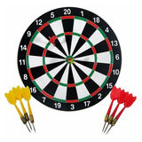 Jogo De Dardos Profissional 40cm Kit Alvo Com 6 Dardos