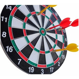 Jogo De Dardos Profissional 40cm Kit Alvo E 6 Dardos 