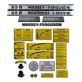 Jogo De Decalque (adesivo) Trator Massey Ferguson 235