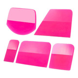 Jogo De Espátulas Rosa Pink Para Aplicar Ppf Insulfim