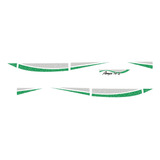 Jogo De Faixas Adesivos P/ Pampa 95 96 97 - Verde