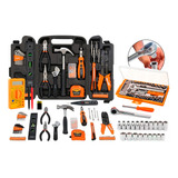 Jogo De Ferramentas Kit 129 Peças + 40 Pcs + Multimetro