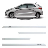 Jogo De Friso Lateral Porta Hb20 Hatch Branco Polar 2015