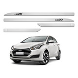 Jogo De Friso Lateral Porta Hb20 Hatch Branco Polar 20170199