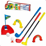 Jogo De Golfe C/ Sacola E Acessorios Brinquedo Infantil