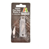 Jogo De Lâminas Classic Fine Point Blades (5x) - Italeri
