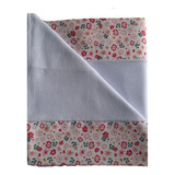 Jogo De Lençol 3 Peças Solteiro 88cm Malha Flor Sandy Branco
