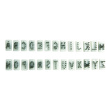 Jogo De Letras Para Tatuador Burdizzo - (26 Letras) 10mm