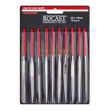 Jogo De Lima Agulha Diamantada 140mm C/ 10 Peças Rocast