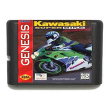 Jogo De Mega Drive, Kawasaki Super Bike, Mega Drive, Sega