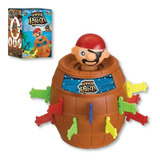 Jogo De Mesa Barril Pirata Médio Art Brink Zft134 16 Espadas